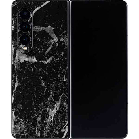 Crushed Black Galaxy Z Fold4 5G Skin